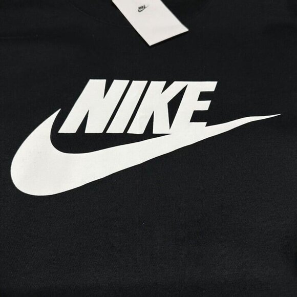 Nike Sportswear Club Fleece Graphic Crew Neck Black Men’s Sizes DQ4912-010 - Picture 3 of 7